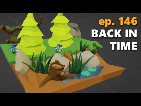 10 Minute Modeling Challenge ep. 146 - Back In Time - Forest Diorama