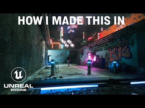 Cyberpunk City Beginner Tutorial // UNREAL ENGINE 5 #megascans #epicgames #unrealengine5