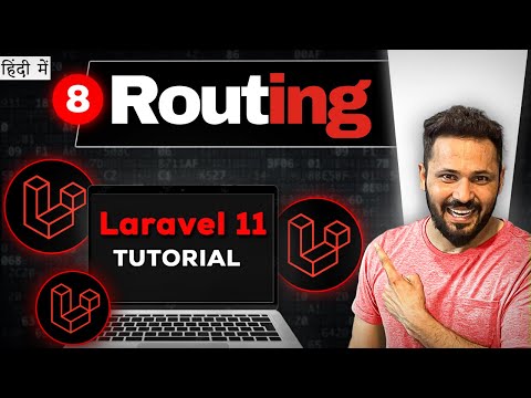 Laravel 11 tutorial in Hindi #8 Routing in laravel