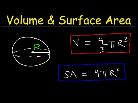 Volume and Surface Area of a Sphere Formula, Examples, Word Problems, Geometry
