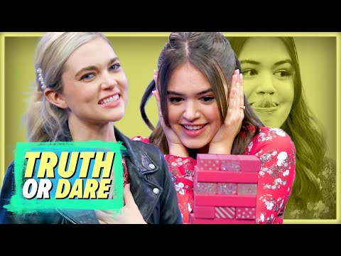 Legacies' Kaylee Bryant and Jenny Boyd Play Truth or Dare Jenga