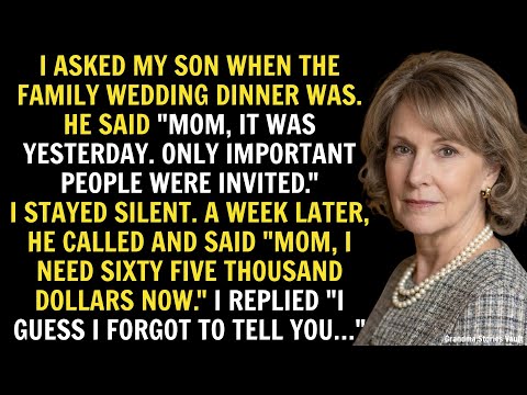 My Son Didn’t Invite Me To His Wedding, Said In Laws Deserved It. Then He Sent Me A $65,000 Bill...