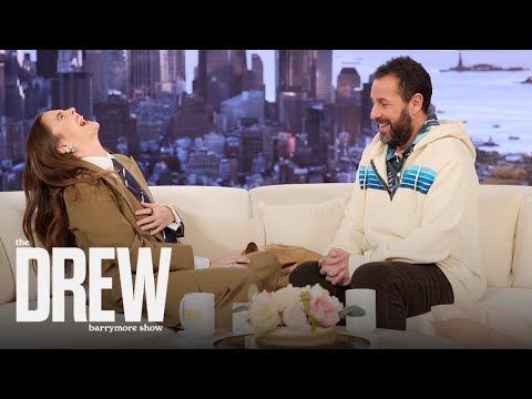 Adam Sandler Makes Drew Barrymore Do a Spit-Take When Describing "Filthy" Stand Up Show