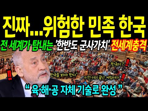 [해외감동사연] 미국 명문대 교수가 평가한 한반도 군사가치  한국은 세계에서 가장 완벽한 군사력을 지녔다