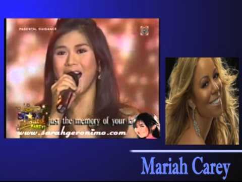 Sarah Geronimo Mimics the Great Divas