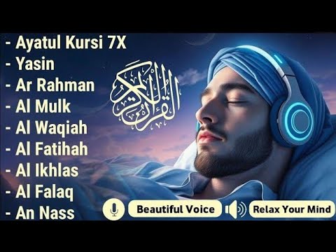 Quran Recitation in A Peaceful Voice I Alfatiha, Ayatul Kursi, Yasin ,Arrahman ,AlWaqiah