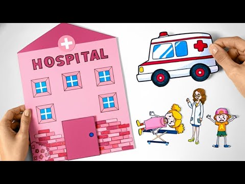 Vamos fazer um hospital em miniatura! 🏥💖 Brincadeira divertida com papelão e argila