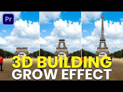 3D Building GROW EFFECT - Premiere Pro Tutorial