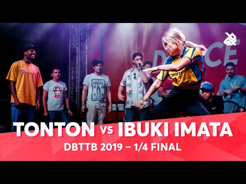 TONTON vs IBUKI IMATA | FREDY BEATS & MB14 | Dance Battle to the Beatbox 2019 | 1/4 Final