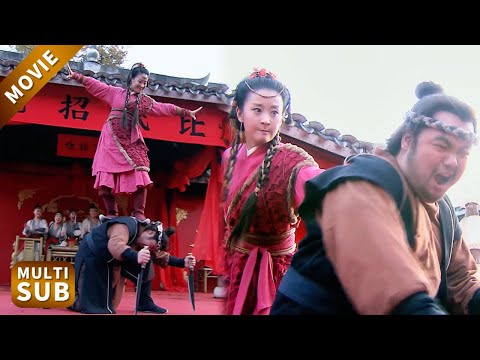 穆桂英比武招親,個個都挨不过她十招,都是手下敗將,谁也没想到野丫头成了青史留名的女将军! #穆桂英 #戲劇