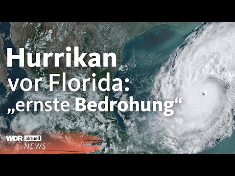 Florida: Millionen Menschen bringen sich vor Hurrikan Milton in Sicherheit  | WDR Aktuelle Stunde