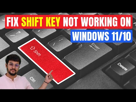 How To Fix Shift Key Not Working on Windows 11/10 | Easy Keyboard Fix #keyboard #ShiftKeyNotWorking