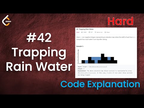 Trapping Rain Water (4 Approaches) | Live Coding with Explanation | Leetcode - 42