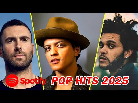 Ed Sheeran, Bruno Mars, Dua Lipa, Adele, Maroon 5, Rihanna, The Weeknd - Pop music 2025