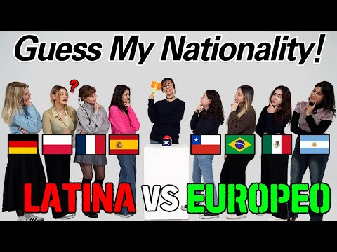 Latina VS Europeo l Guess My Nationality Battle! Which Group Will Win The Game?