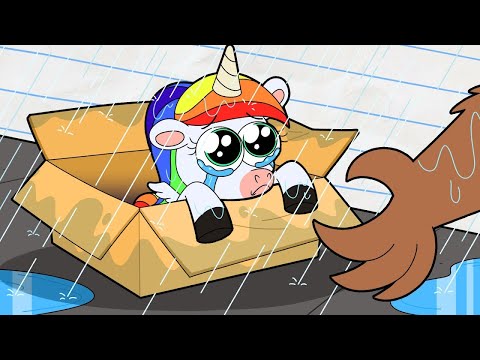 SAD ORIGIN OF UNICORN - PART 1! (NEW) Boy & Dragon | Cartoons For Kids | WildBrain Fizz