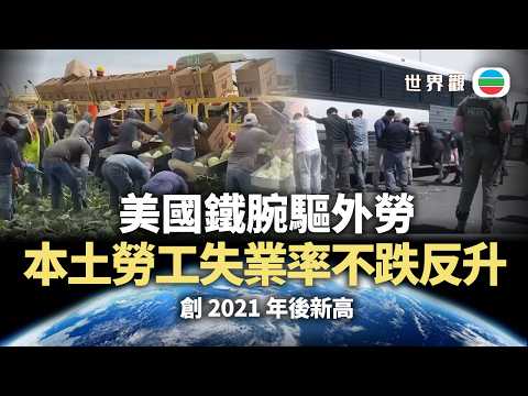 世界觀｜美國鐵腕驅外勞　本土勞工失業為何反升？｜2026/02/19｜無綫新聞｜TVB News