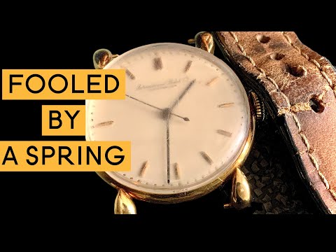 Restoring a RARE IWC movement that had me fooled - 1940s