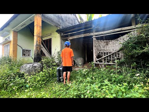 Parents divorced, the child left the city to return to the old house in the countryside to live.