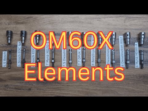 Mercedes OM60X Injection Pump Element Comparison Part 1