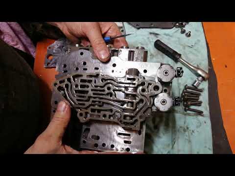 Repair of the hydraulic unit of the automatic transmission AL 4 DP 0