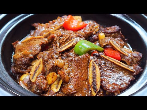 【馮小廚】黑椒牛仔骨家常做法又不失餐廳味道,鮮嫩美味,學會做給家人吃!