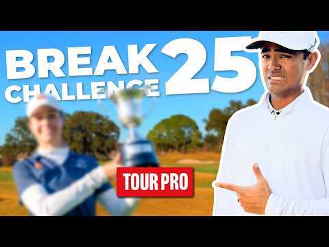 Can a TOUR PRO Help Break 25 | 9 Hole Scramble
