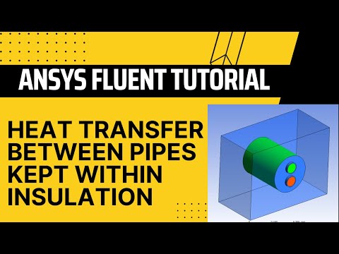 Heat Transfer Between Pipes In Insulation | ANSYS Fluent Tutorial | Flow & Heat Transfer Analysis