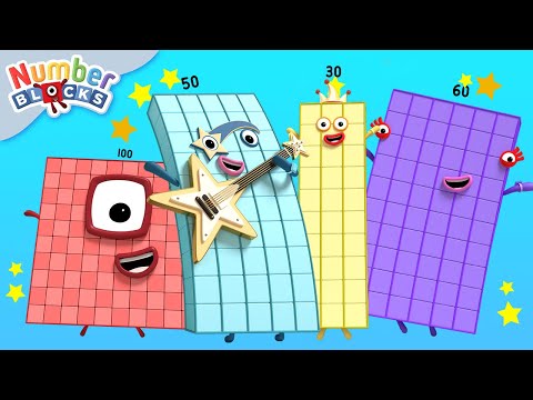Learn To Count - Land of Big Numbers! 1 Hour Compilation | 123 - Cartoon For Kids | Numberblocks