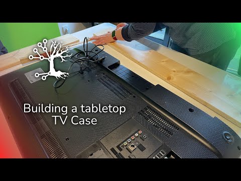 Building a tabletop TV Case for RPGs and Wargaming
