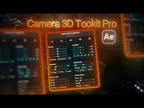 Camera 3D Toolkit Pro: The Easiest Way to Use After Effects Cameras