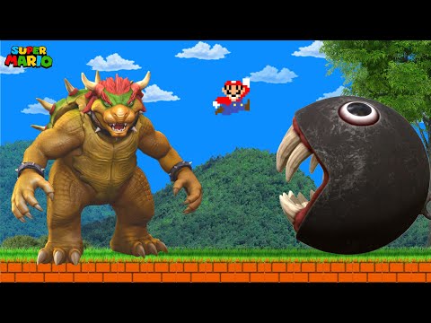 Every time Mario jumps, everything turns into reality
