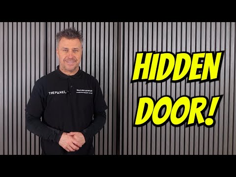 How To Install Wood Slat Panels on a Wall and Door | A-Z GUIDE | @wallsandfloors