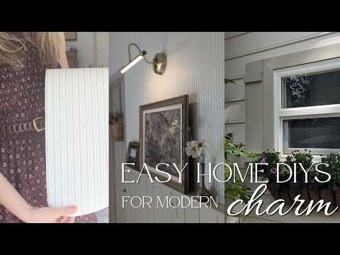 Easy Home DIYS to add Modern Charm / Budget-Friendly Home Upgrade Ideas