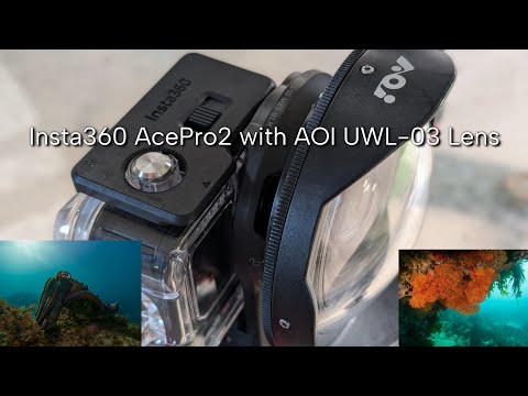 The best underwater wide angle lens for the Insta360 AcePro2 (TESTED)