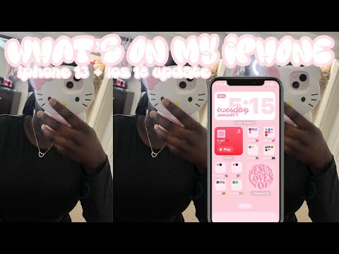 WHAT’S ON MY IPHONE 13 + ios 18 ☆