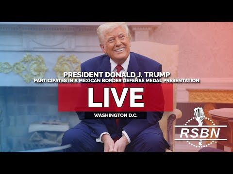 LIVE REPLAY: President Trump Participates in a Mexican Border Defense Medal Presentation - 12/15/25