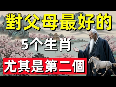 對父母最好的5個生肖，尤其是第二個，更是大孝子中的典範！#修行思維 #修行 #福報 #禪 #道德經 #覺醒 #開悟 #禅修