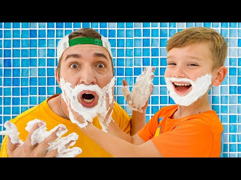Kids pretend to be Adults - Funny toy stories