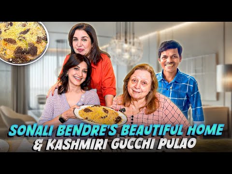 Sonali Bendre Ka Beautiful Ghar, Sasu Maa Ki Chatpati Baatein Aur Yummy Lunch! @FarahKhanK