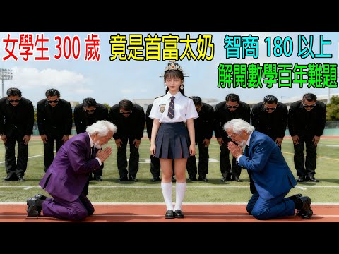 女學生300歲，竟是首富太奶奶，智商180以上，解開數學百年難題！專家都看哭了