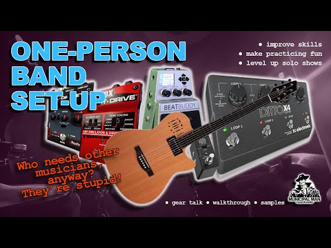 One-Person Band Set Up