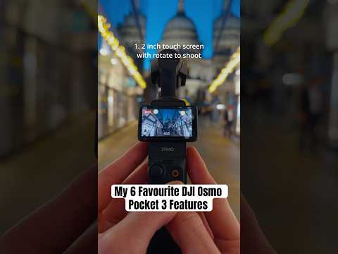 My 6 favourite DJI Osmo Pocket 3 features! 🎥🇬🇧
