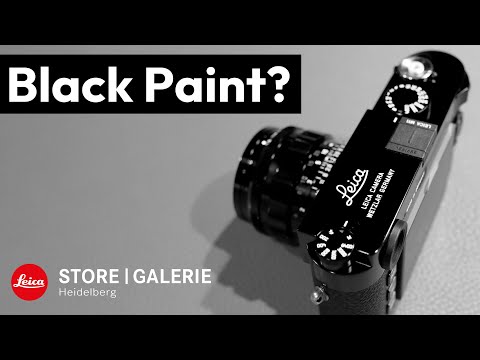 Was ist besonders an Black Paint Leicas? | Leica Store Heidelberg