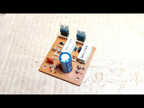 Amplificador Con 3 Transistores tip41c & tip42 y El c945