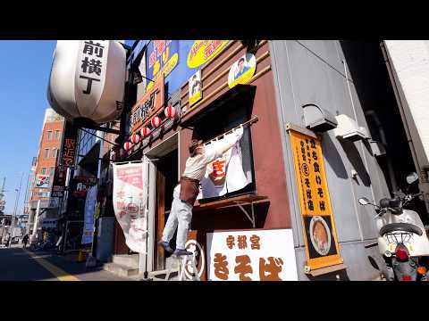 $2.20 Soba! Why Do Japan’s Salarymen Sprint to This 3-Hour Standing Noodle Bar?"