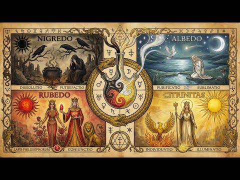 The Magnum Opus — The 4 Stages of Inner Transformation (Jung + Alchemy)