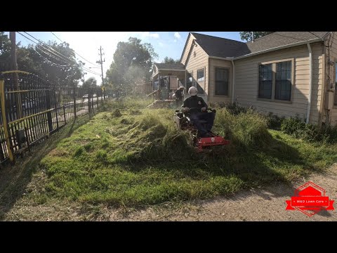 We REQUESTED To CUT His OVERGROWN YARD For Free Through A Business Card, And It Worked