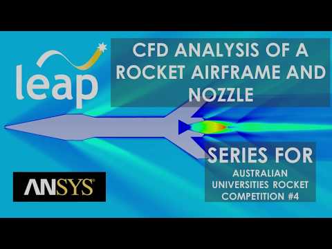 CFD Analysis of a Rocket Airfame and Nozzle Rocket #4