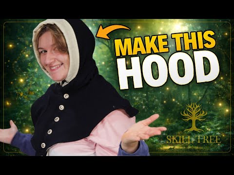 Making a Liripipe Hood: My Very First Sewing Project